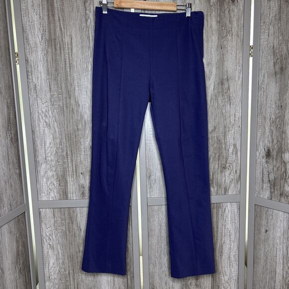 MM Lafleur Pants Straight Leg Office Career Purple Color Size 10 - Picture 1 of 6
